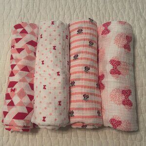 aden + anias Essentials Disney Muslin Swaddle Blankets